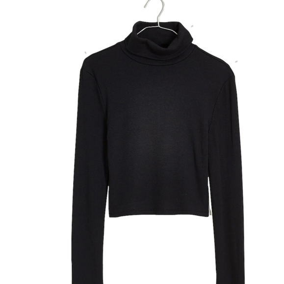 Madewell Tops - Madewell Brightside finerib turtleneck long sleeve tee